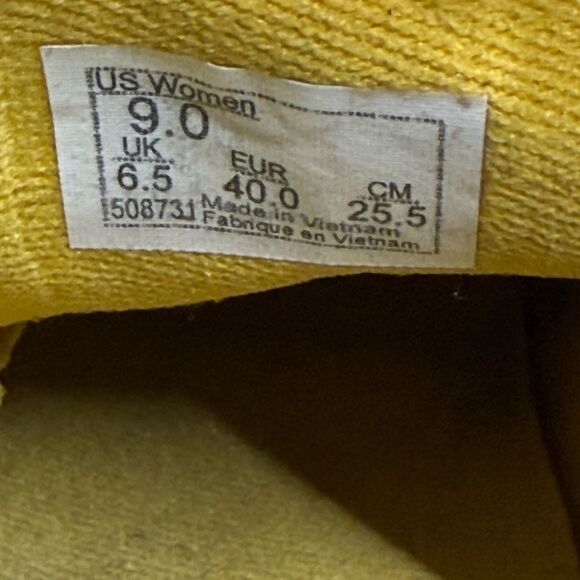 Vans Ward Yellow White Canvas Sneakers Women’s 9 – Worn Once! - Picture 5 of 17